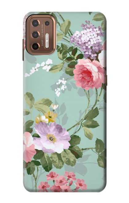 W2178 Flower Floral Art Painting Hard Case and Leather Flip Case For Motorola Moto G9 Plus