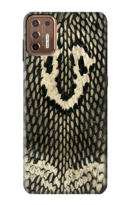 W2711 King Cobra Snake Skin Graphic Printed Hard Case and Leather Flip Case For Motorola Moto G9 Plus