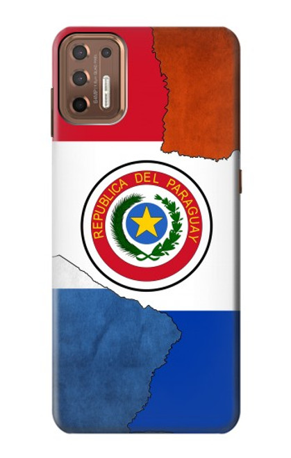 W3017 Paraguay Flag Hard Case and Leather Flip Case For Motorola Moto G9 Plus