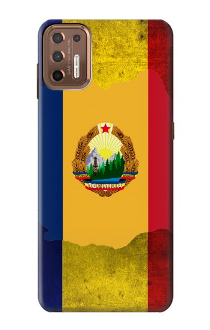 W3021 Romania Flag Hard Case and Leather Flip Case For Motorola Moto G9 Plus