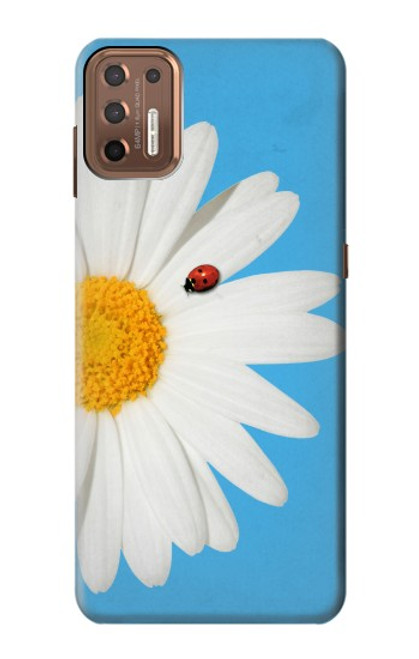 W3043 Vintage Daisy Lady Bug Hard Case and Leather Flip Case For Motorola Moto G9 Plus