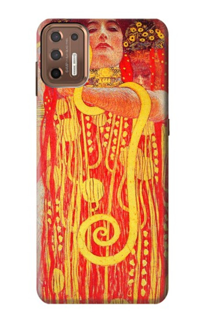 W3352 Gustav Klimt Medicine Hard Case and Leather Flip Case For Motorola Moto G9 Plus