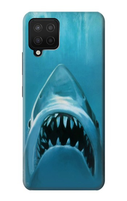 W0830 White Shark Hard Case and Leather Flip Case For Samsung Galaxy A42 5G