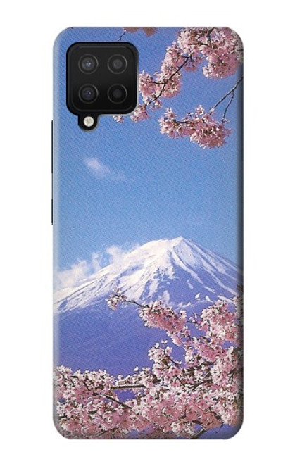 W1060 Mount Fuji Sakura Cherry Blossom Hard Case and Leather Flip Case For Samsung Galaxy A42 5G