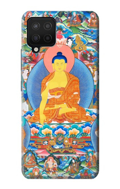 W1256 Buddha Paint Hard Case and Leather Flip Case For Samsung Galaxy A42 5G