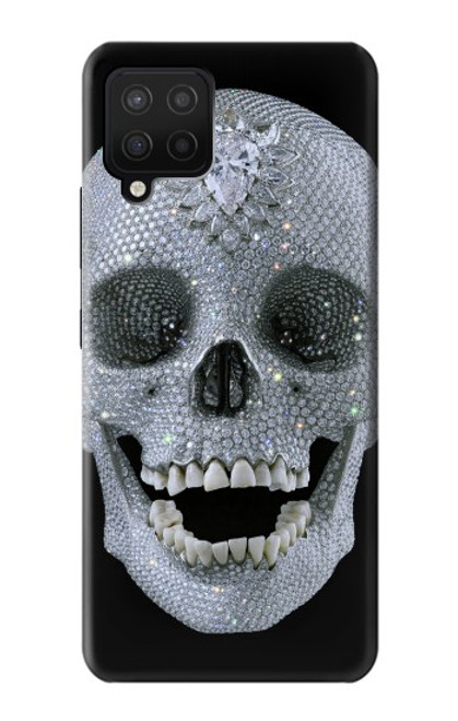 W1286 Diamond Skull Hard Case and Leather Flip Case For Samsung Galaxy A42 5G