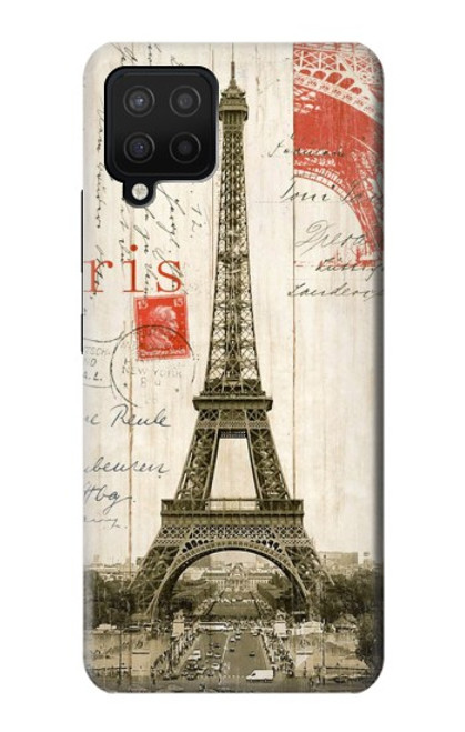 W2108 Eiffel Tower Paris Postcard Hard Case and Leather Flip Case For Samsung Galaxy A42 5G