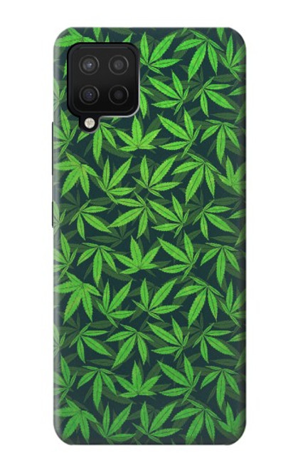 W2666 Marijuana Pattern Hard Case and Leather Flip Case For Samsung Galaxy A42 5G