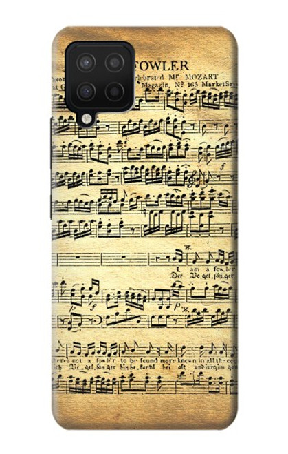 W2667 The Fowler Mozart Music Sheet Hard Case and Leather Flip Case For Samsung Galaxy A42 5G