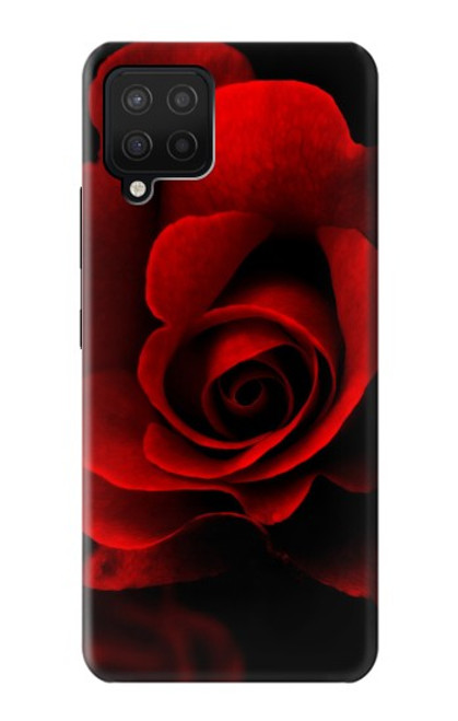 W2898 Red Rose Hard Case and Leather Flip Case For Samsung Galaxy A42 5G