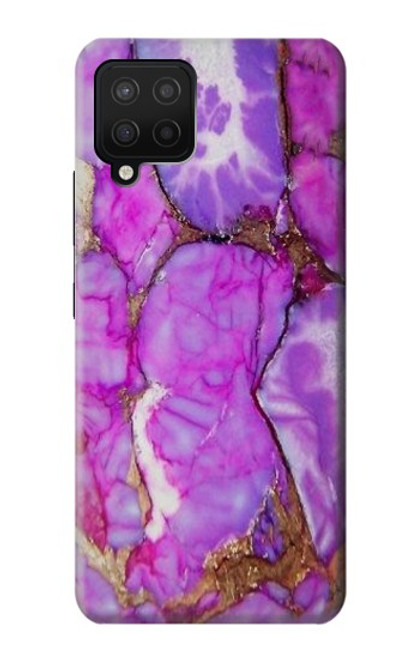 W2907 Purple Turquoise Stone Hard Case and Leather Flip Case For Samsung Galaxy A42 5G