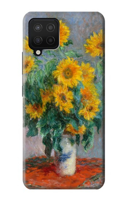 W2937 Claude Monet Bouquet of Sunflowers Hard Case and Leather Flip Case For Samsung Galaxy A42 5G