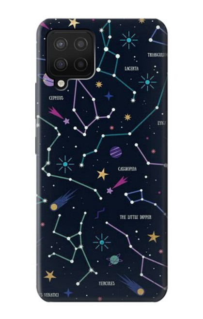 W3220 Star Map Zodiac Constellations Hard Case and Leather Flip Case For Samsung Galaxy A42 5G