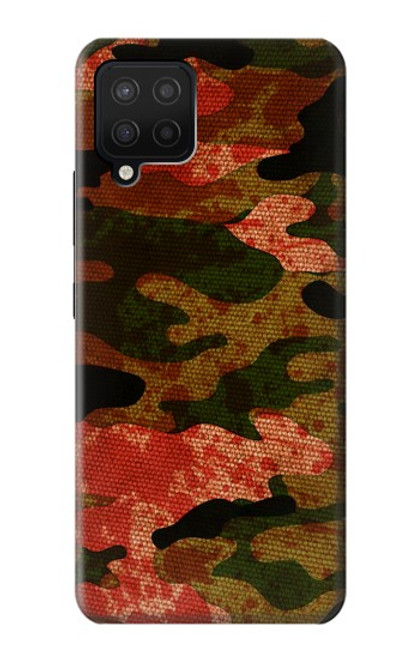 W3393 Camouflage Blood Splatter Hard Case and Leather Flip Case For Samsung Galaxy A42 5G