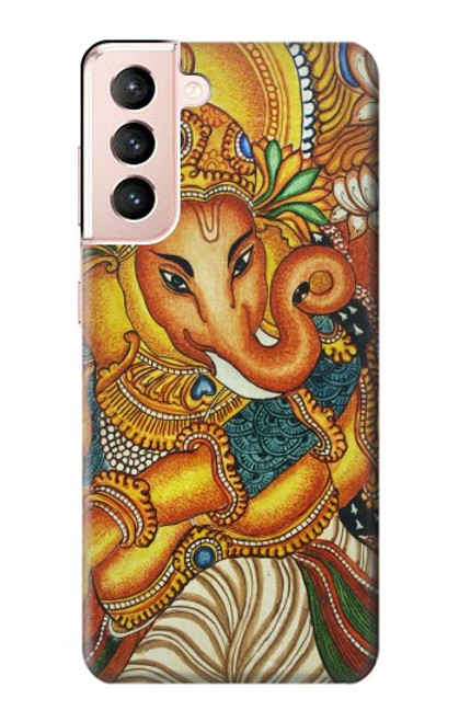 W0440 Hindu God Ganesha Hard Case and Leather Flip Case For Samsung Galaxy S21 5G