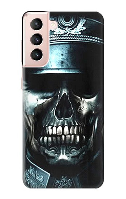 W0754 Skull Soldier Zombie Hard Case and Leather Flip Case For Samsung Galaxy S21 5G