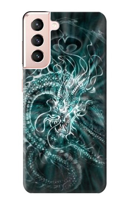 W1006 Digital Chinese Dragon Hard Case and Leather Flip Case For Samsung Galaxy S21 5G