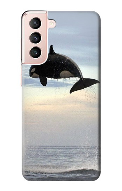 W1349 Killer whale Orca Hard Case and Leather Flip Case For Samsung Galaxy S21 5G