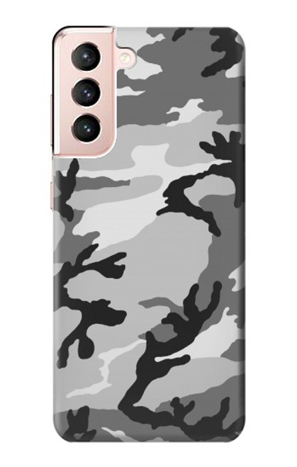 W1721 Snow Camouflage Graphic Printed Hard Case and Leather Flip Case For Samsung Galaxy S21 5G