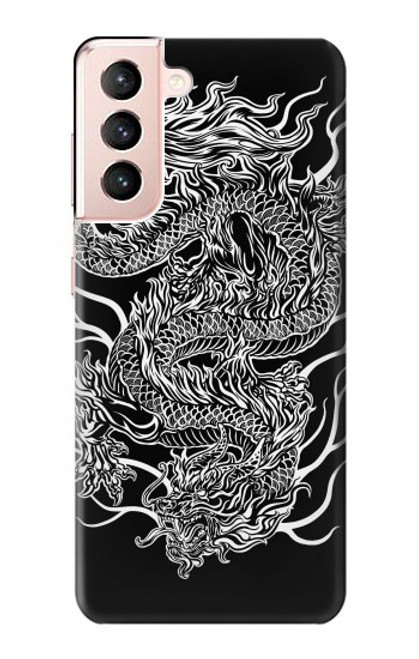 W1943 Dragon Tattoo Hard Case and Leather Flip Case For Samsung Galaxy S21 5G