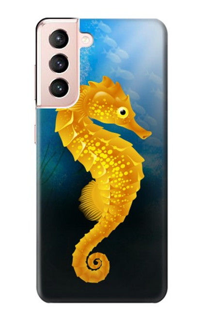 W2444 Seahorse Underwater World Hard Case and Leather Flip Case For Samsung Galaxy S21 5G