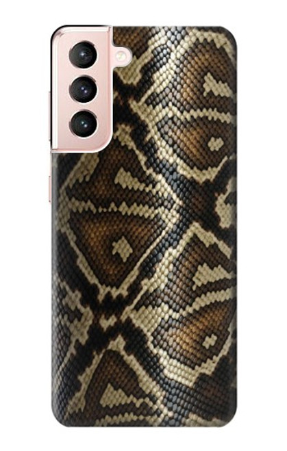 W2712 Anaconda Amazon Snake Skin Graphic Printed Hard Case and Leather Flip Case For Samsung Galaxy S21 5G