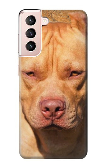 W2903 American Pitbull Dog Hard Case and Leather Flip Case For Samsung Galaxy S21 5G