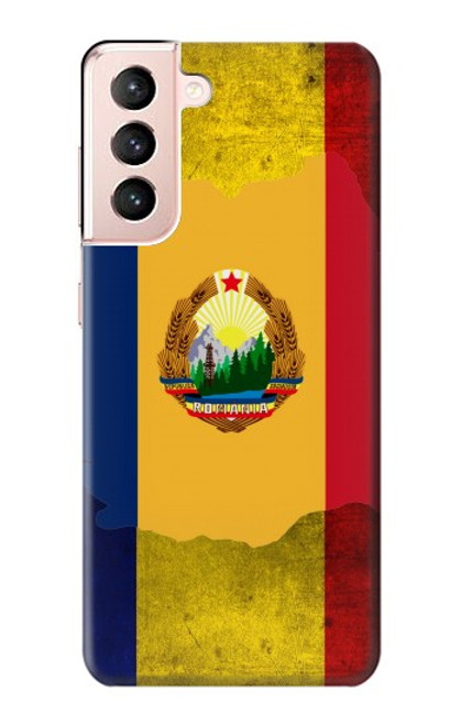 W3021 Romania Flag Hard Case and Leather Flip Case For Samsung Galaxy S21 5G