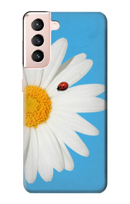 W3043 Vintage Daisy Lady Bug Hard Case and Leather Flip Case For Samsung Galaxy S21 5G