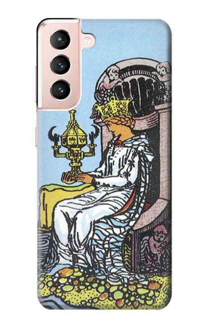 W3067 Tarot Card Queen of Cups Hard Case and Leather Flip Case For Samsung Galaxy S21 5G