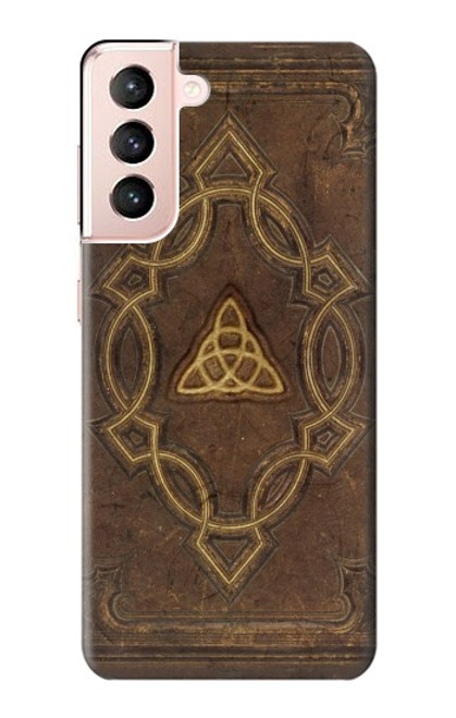 W3219 Spell Book Cover Hard Case and Leather Flip Case For Samsung Galaxy S21 5G