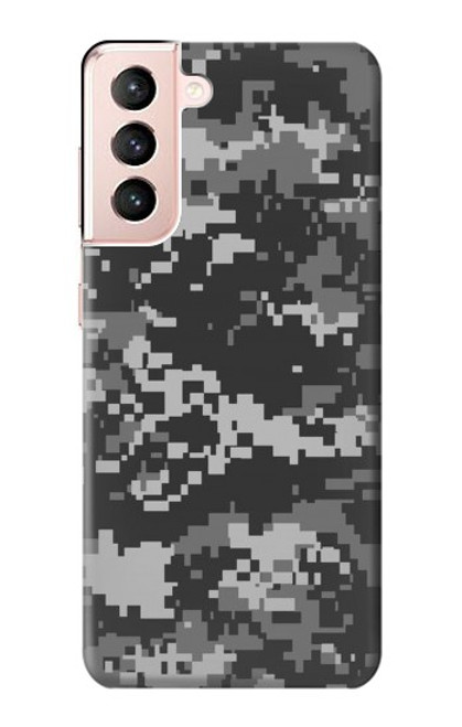 W3293 Urban Black Camo Camouflage Hard Case and Leather Flip Case For Samsung Galaxy S21 5G