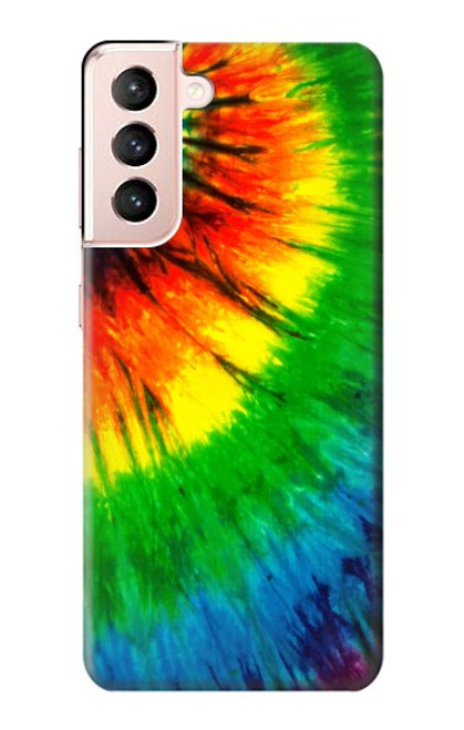 W3422 Tie Dye Hard Case and Leather Flip Case For Samsung Galaxy S21 5G