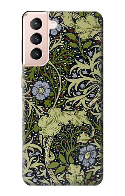 W3792 William Morris Hard Case and Leather Flip Case For Samsung Galaxy S21 5G