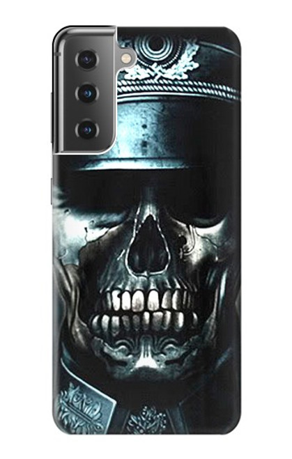 W0754 Skull Soldier Zombie Hard Case and Leather Flip Case For Samsung Galaxy S21 Plus 5G, Galaxy S21+ 5G