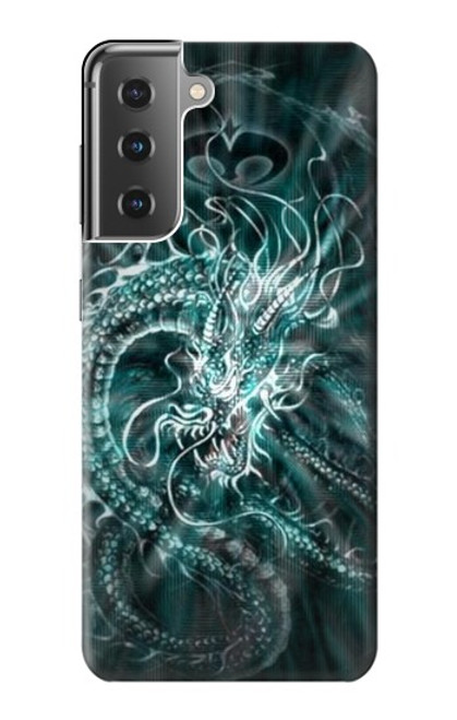 W1006 Digital Chinese Dragon Hard Case and Leather Flip Case For Samsung Galaxy S21 Plus 5G, Galaxy S21+ 5G