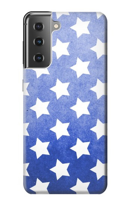 W2481 Star Pattern Hard Case and Leather Flip Case For Samsung Galaxy S21 Plus 5G, Galaxy S21+ 5G