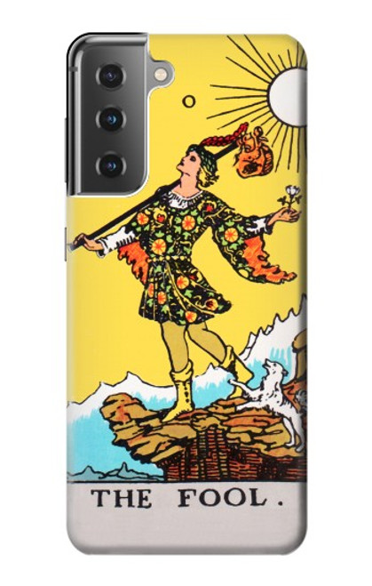 W2810 Tarot Card The Fool Hard Case and Leather Flip Case For Samsung Galaxy S21 Plus 5G, Galaxy S21+ 5G