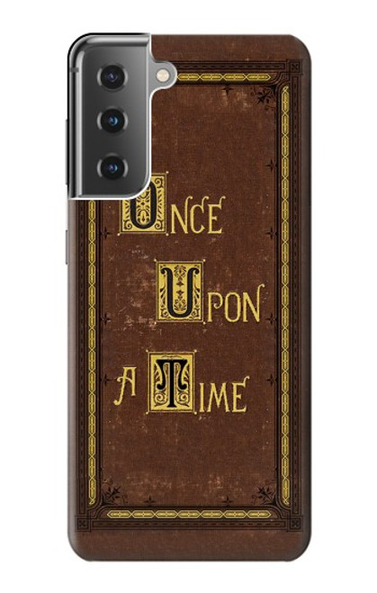 W2824 Once Upon a Time Book Cover Hard Case and Leather Flip Case For Samsung Galaxy S21 Plus 5G, Galaxy S21+ 5G