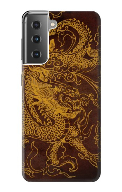 W2911 Chinese Dragon Hard Case and Leather Flip Case For Samsung Galaxy S21 Plus 5G, Galaxy S21+ 5G