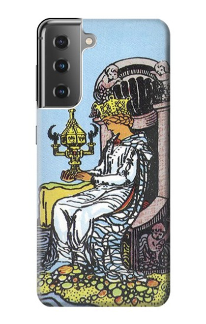 W3067 Tarot Card Queen of Cups Hard Case and Leather Flip Case For Samsung Galaxy S21 Plus 5G, Galaxy S21+ 5G