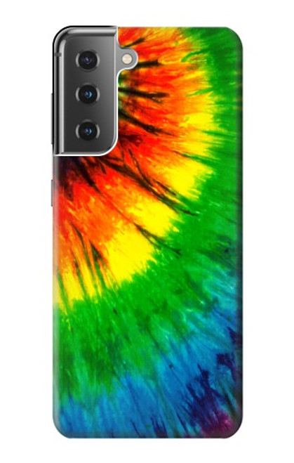 W3422 Tie Dye Hard Case and Leather Flip Case For Samsung Galaxy S21 Plus 5G, Galaxy S21+ 5G