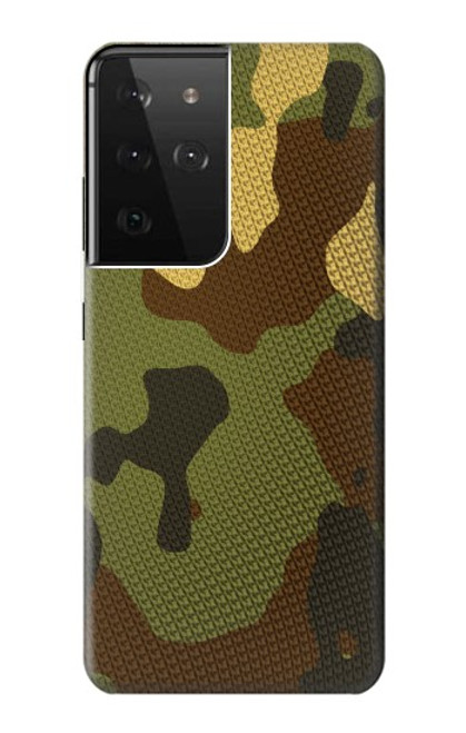 W1602 Camo Camouflage Graphic Printed Hard Case and Leather Flip Case For Samsung Galaxy S21 Ultra 5G