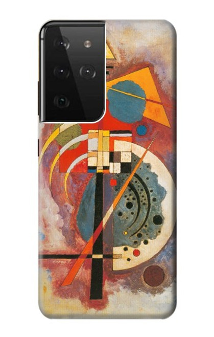 W3337 Wassily Kandinsky Hommage a Grohmann Hard Case and Leather Flip Case For Samsung Galaxy S21 Ultra 5G