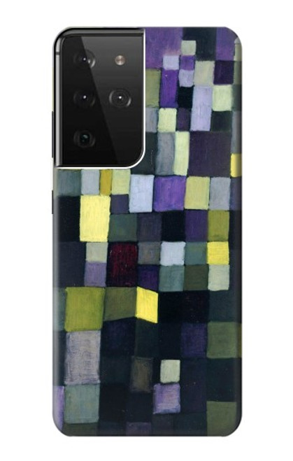 W3340 Paul Klee Architecture Hard Case and Leather Flip Case For Samsung Galaxy S21 Ultra 5G