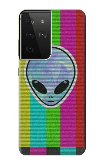 W3437 Alien No Signal Hard Case and Leather Flip Case For Samsung Galaxy S21 Ultra 5G