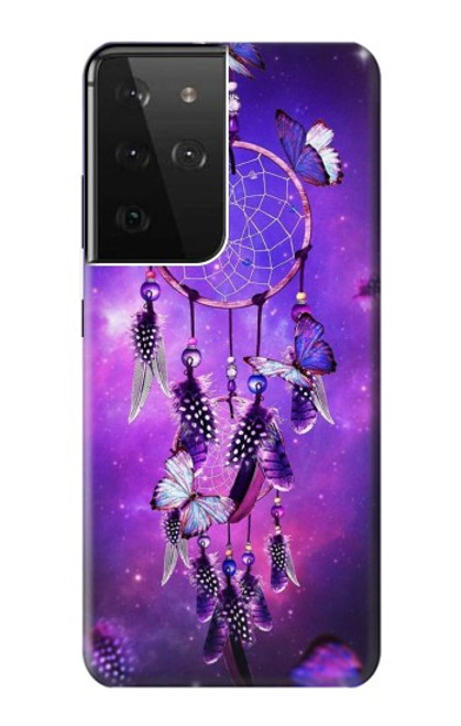 W3685 Dream Catcher Hard Case and Leather Flip Case For Samsung Galaxy S21 Ultra 5G
