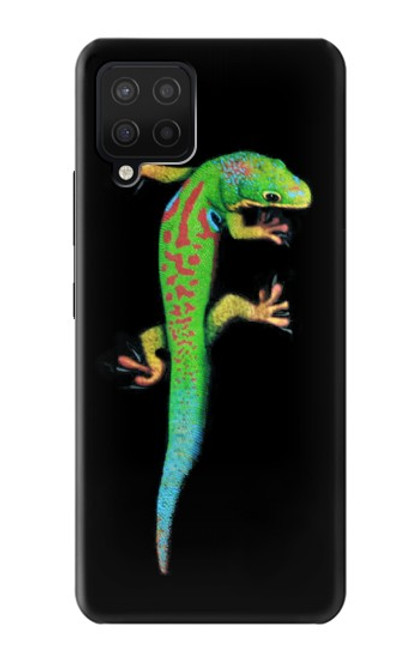 W0125 Green Madagascan Gecko Hard Case and Leather Flip Case For Samsung Galaxy A12