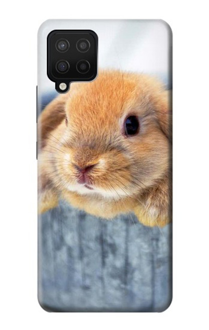 W0242 Cute Rabbit Hard Case and Leather Flip Case For Samsung Galaxy A12