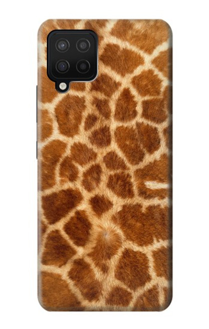 W0422 Giraffe Skin Hard Case and Leather Flip Case For Samsung Galaxy A12